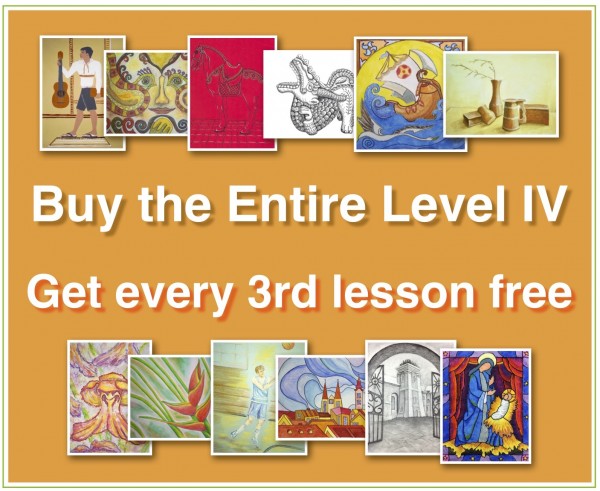 ENTIRE Level IV (Online Art Lessons for Kids | ArtAchieve)